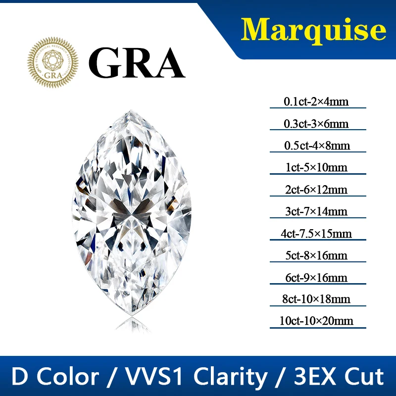 Special Cut White Bulk Moissanite Oval / Pear / Radiant / Emerald /Heart / Princess / Cushion 0.1-10ct Factory Direct Sales image 3