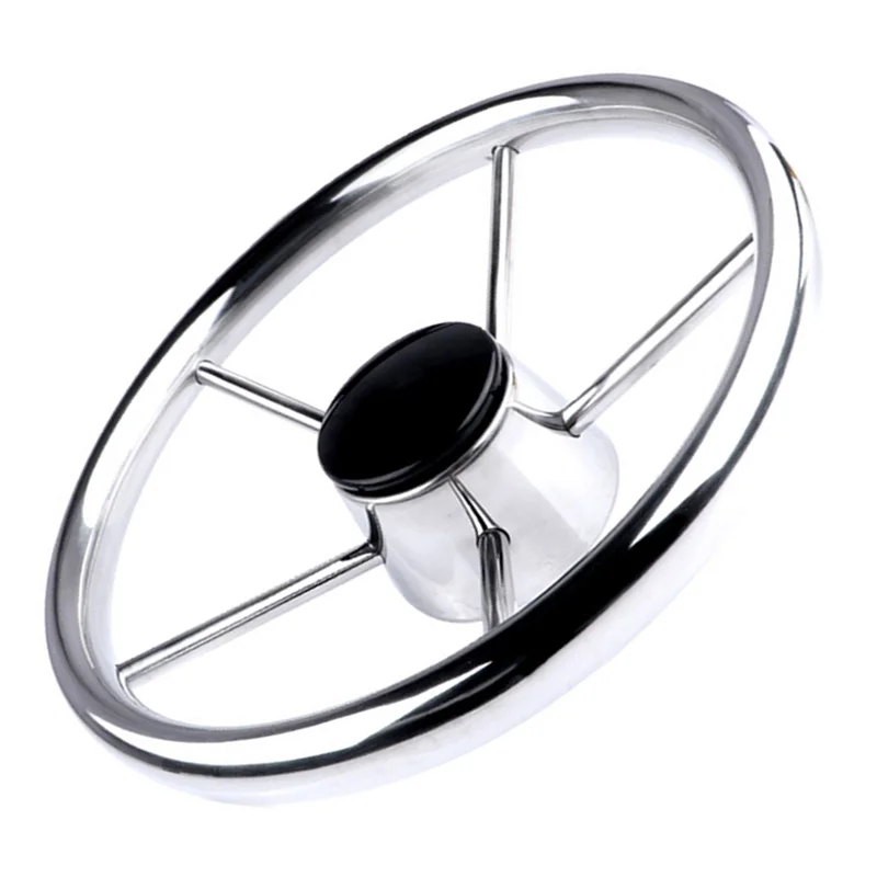 

Адаптер для рулевого колеса из нержавеющей стали, 13,5 дюйма, 5 спиц, 25 градусов, для морских судов и яхт