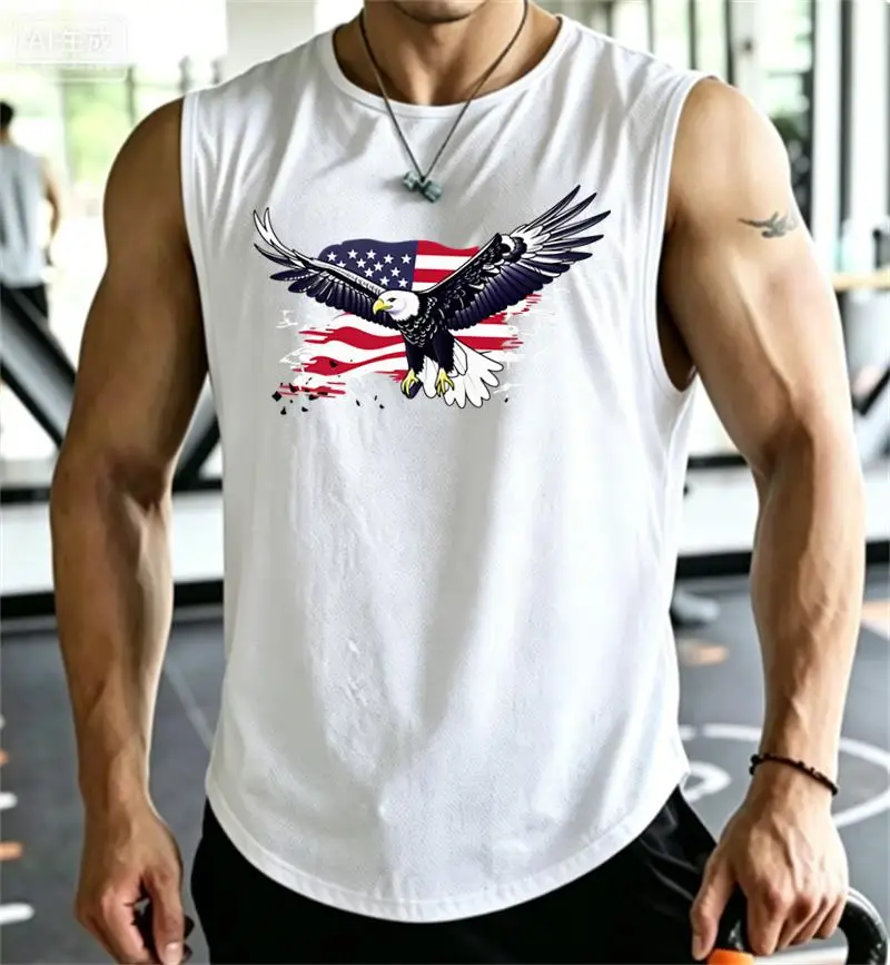 Men Summer Breathable Mesh Sleeveless Vest 2026 New Round Neck Sports Tank Top Running Fitness Gym Daily Casual Shirt For Men