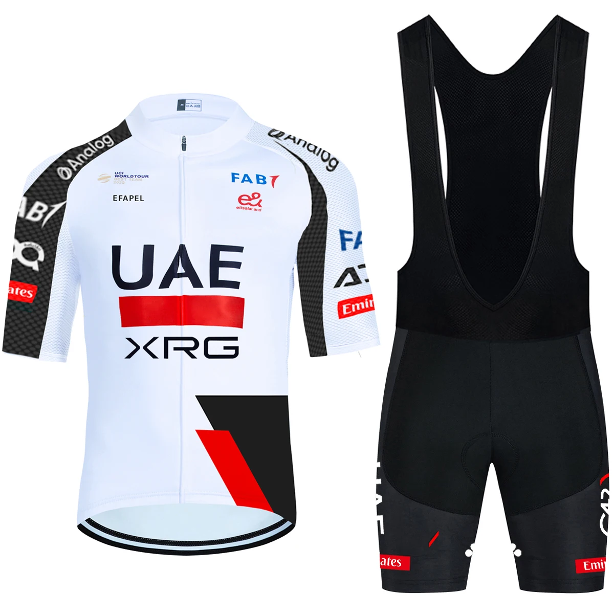 

Новый велосипедный комплект Team Tour UAE 2026: модная веломайка, шорты, футболка, брюки для велоспорта