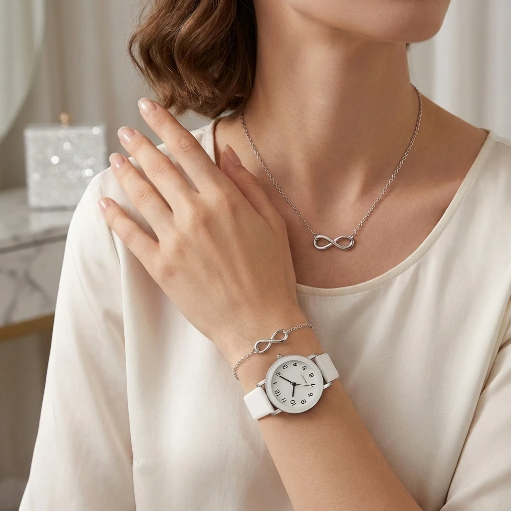 3点セット ファッション アラビア文字盤 レディース腕時計 - Jewelry Watches Women のレビューと価格
