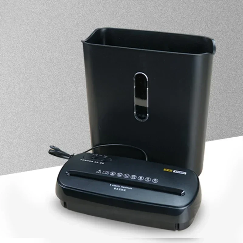 Portable, quiet document shredder (S616B/S610 strip-cut model); electric shredding equipment for office and home use.