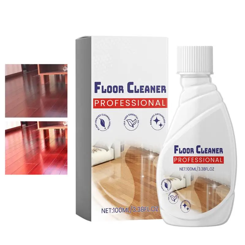 Hard Floor Cleaner Floor Cleaner Solution 100ml Hardwood Floor Cleaning Solution Floor Polisher Liquid Safe To Use On All Hard