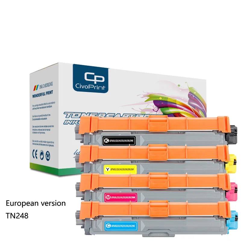 EUR version compatible Brother TN248 toner cartridge L3215CW L3220CW L3220CWE L3240CDW L8230CDW L8240CDW toner L3740CDW