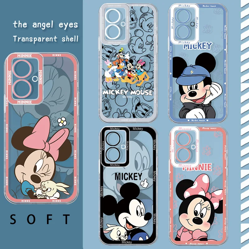 Disney Minne Mickey Angel Eye Handy hülle für Oppo 98 96 95 94 92 76 74 73 2020 72 79 78 60 58 57 2022 Funda Soft shell Cover