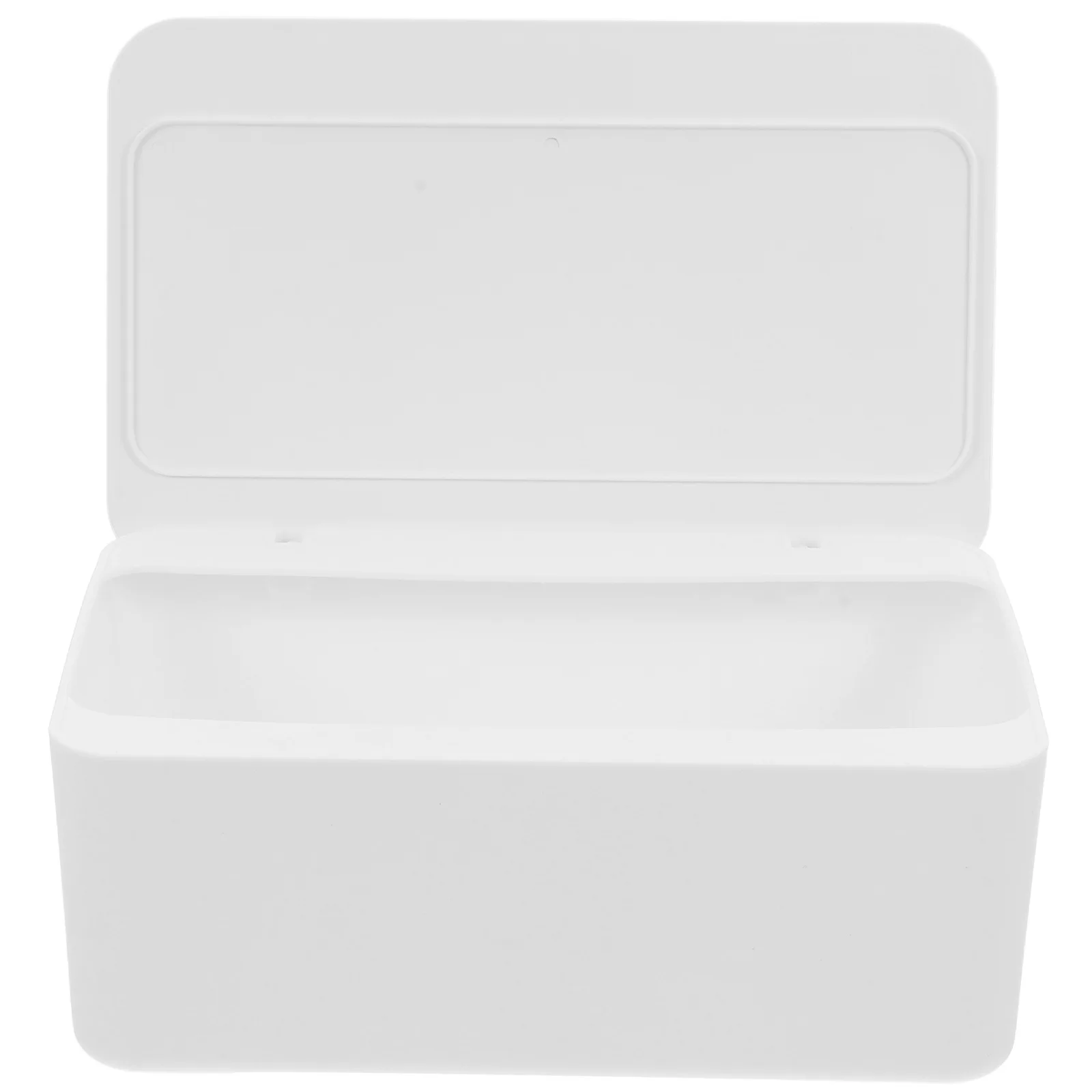 

White Plastic Wipes Dispenser Lid Bathroom Baby Wipes Storage Container Access Moist Fresh Large Capacity Compact