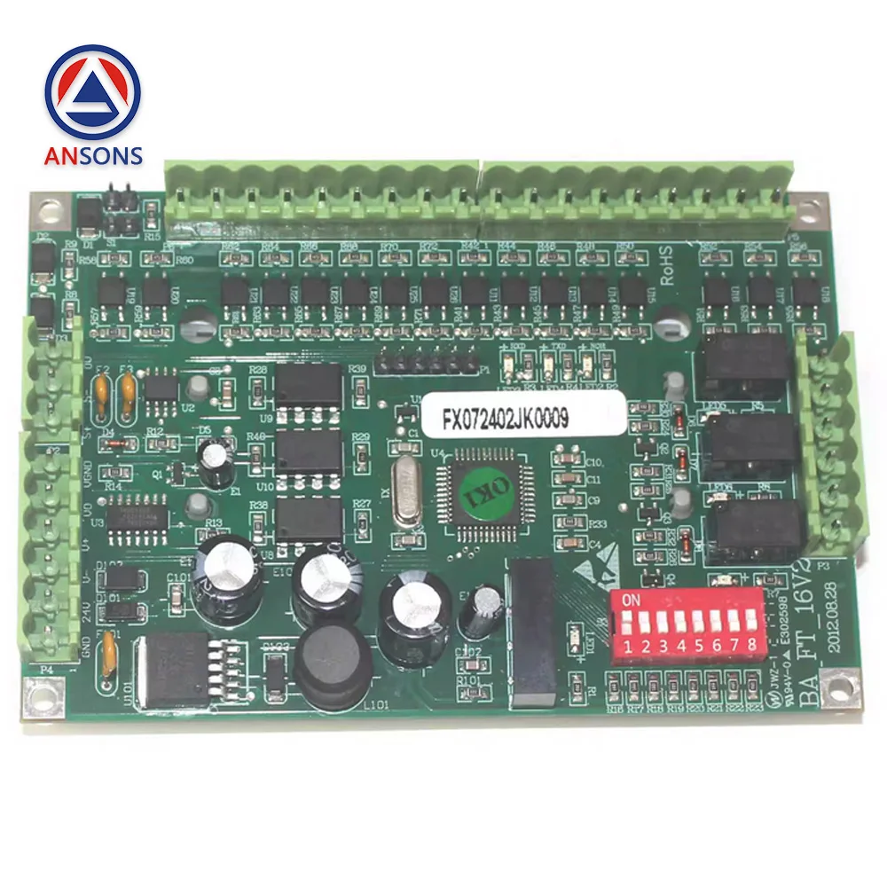 

XAA616K1 BA-FT-16V1 BA-FT-16V2 OTIS Escalator BA Interface PCB Board Ansons Escalator Spare Parts