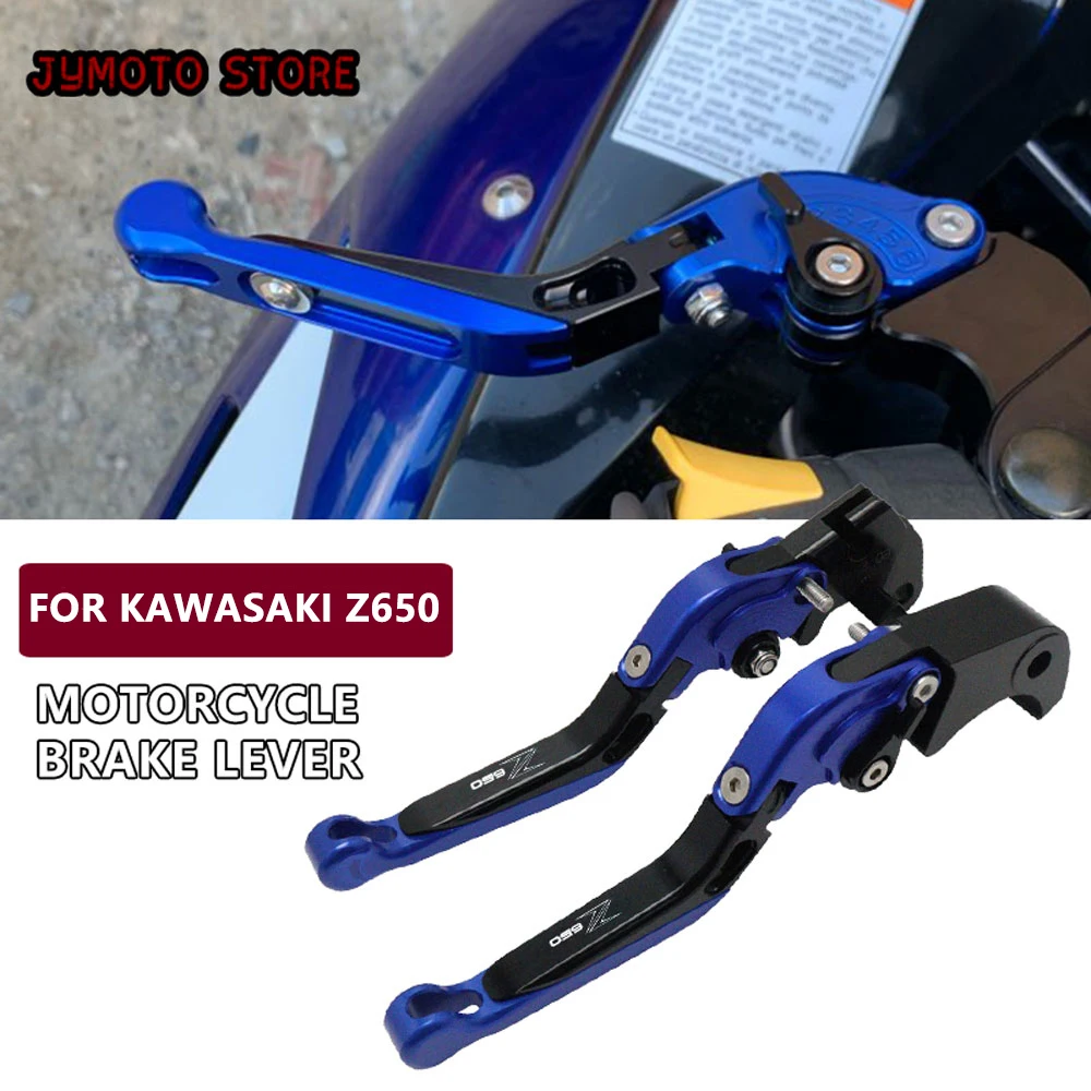 

For Kawasaki Z650 Z 650 2017-2022 Motorcycle Brake Levers Folding Extendable Handle Levers CNC Aluminum Clutch Lever