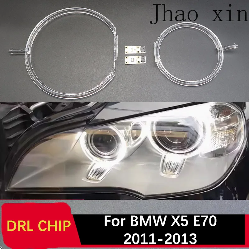 Daytime Running Light Ballast for BMW X5 E70 Car Headlight DRL CHIP Lamp Tube 11-2013 White Light Circuit Board Angel Eye Module