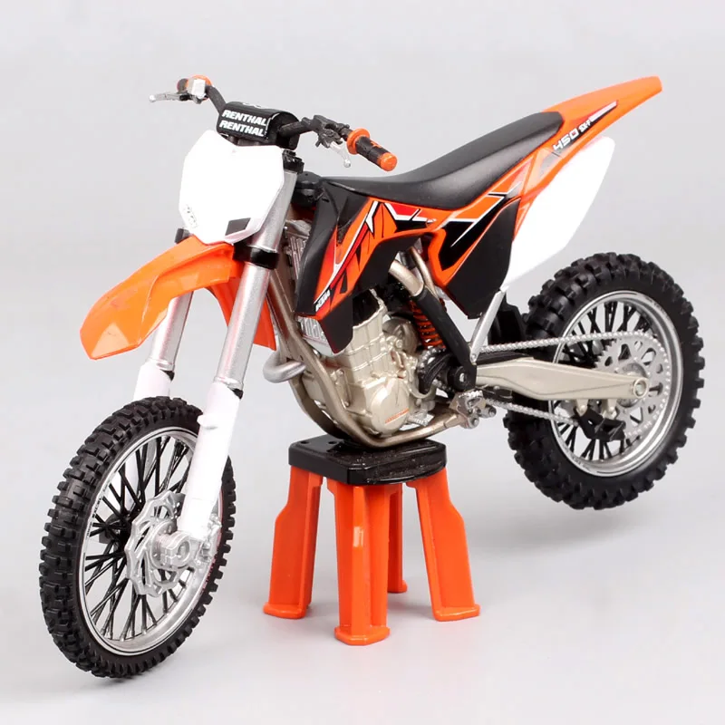 1/12 échelle Automaxx 2014 350 SX-F SXF hors route Dirt Bike modèle de Motocross moto moulé sous pression et véhicules jouets clous de pouce Joycity