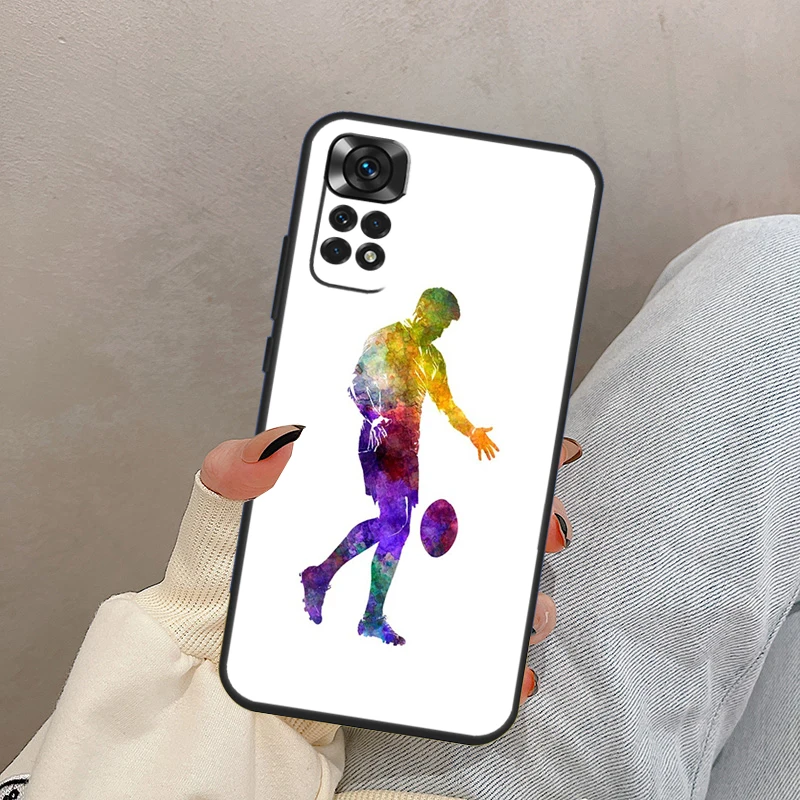 الرجبي ل Xiaomi Redmi ملاحظة 14 10 11 12 13 برو 11S 12S حالة غطاء ل Redmi 15 15C 14C 10C 12C 13C