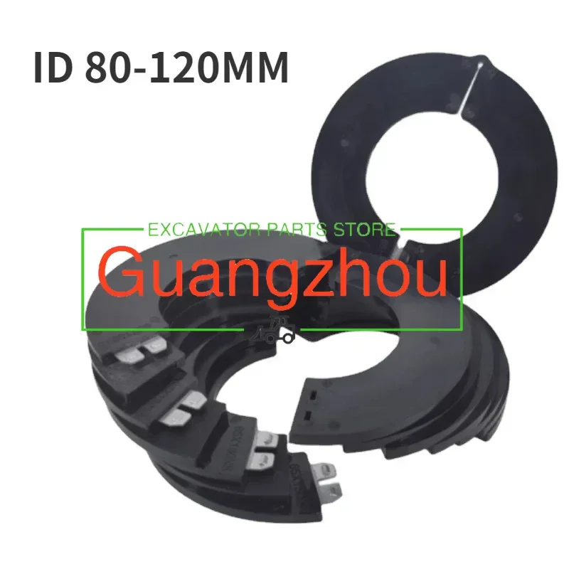 1PC ID 70 80 90 100 110 120MM HITACHI KOBELCO SK KUBOTA  Excavator shaft gasket bucket pin Resin pad Thickened wear-resistant