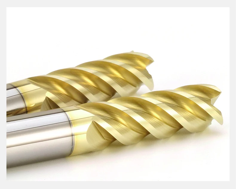 4-Schneiden HRC68 Hartmetall-Schaftfräser aus Wolframstahl, Fräser, CNC-Schneidwerkzeuge für Edelstahl und Titanstahl – Detail 8