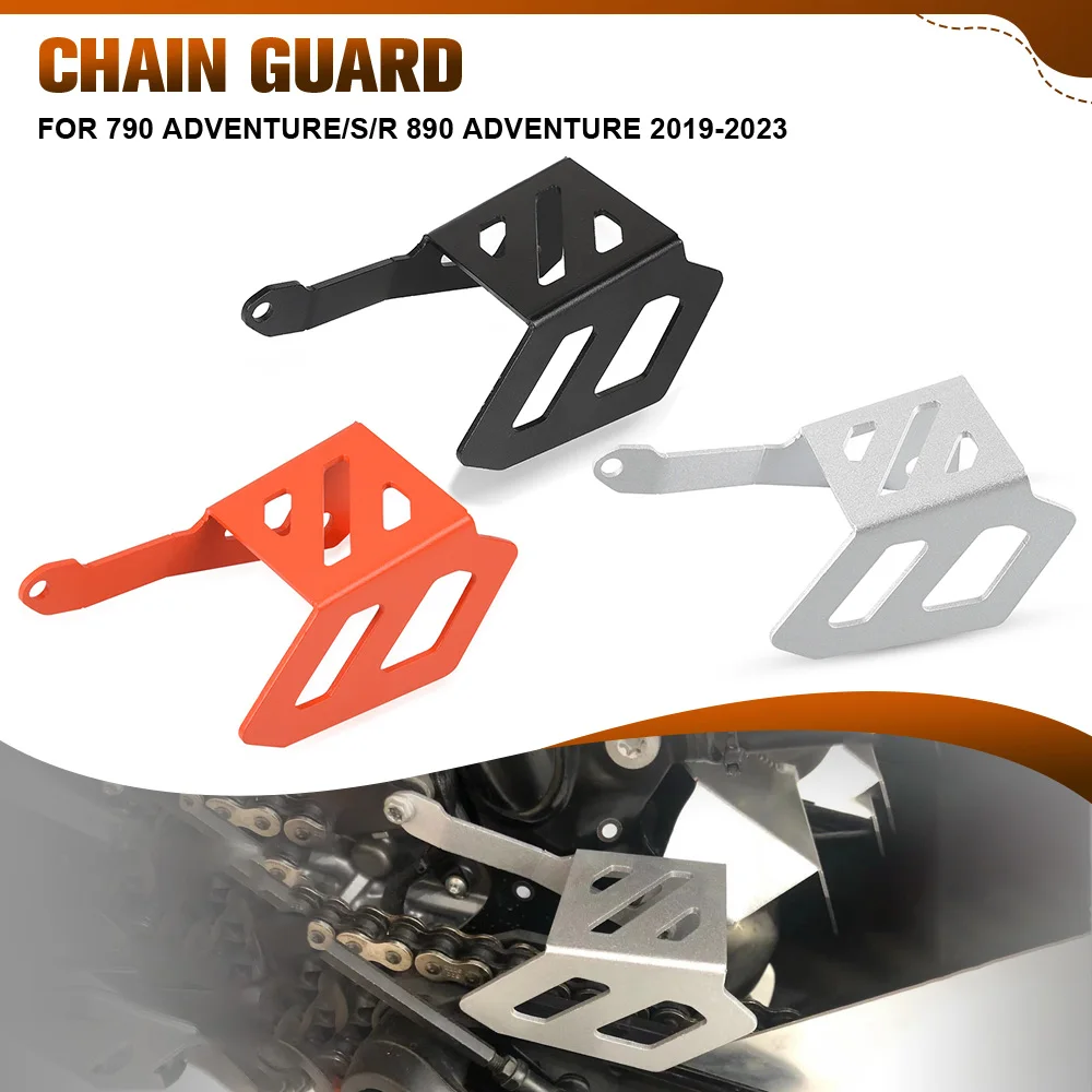 

Motorcycle Wheel Drive Chain Belt Guard Cover Protection Plate For 790 Adventure/S/R 890 Adventure 2019 2020 2021 2022 2023