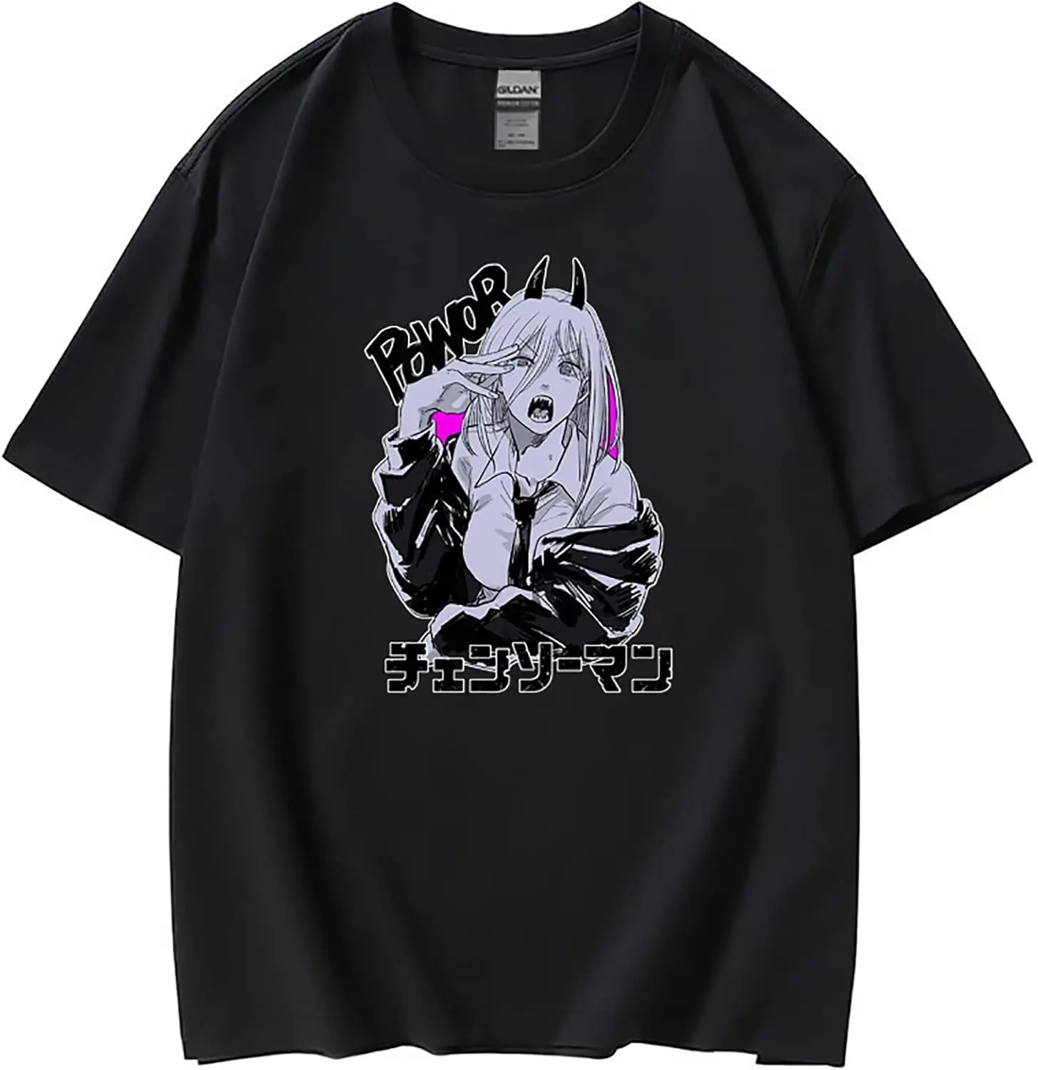 

xhomeshop Anime Chainsaw Man T-Shirts Chainsaw Man Power t-Shirt Power Pull T-Shirts Power Cosplay vêtements