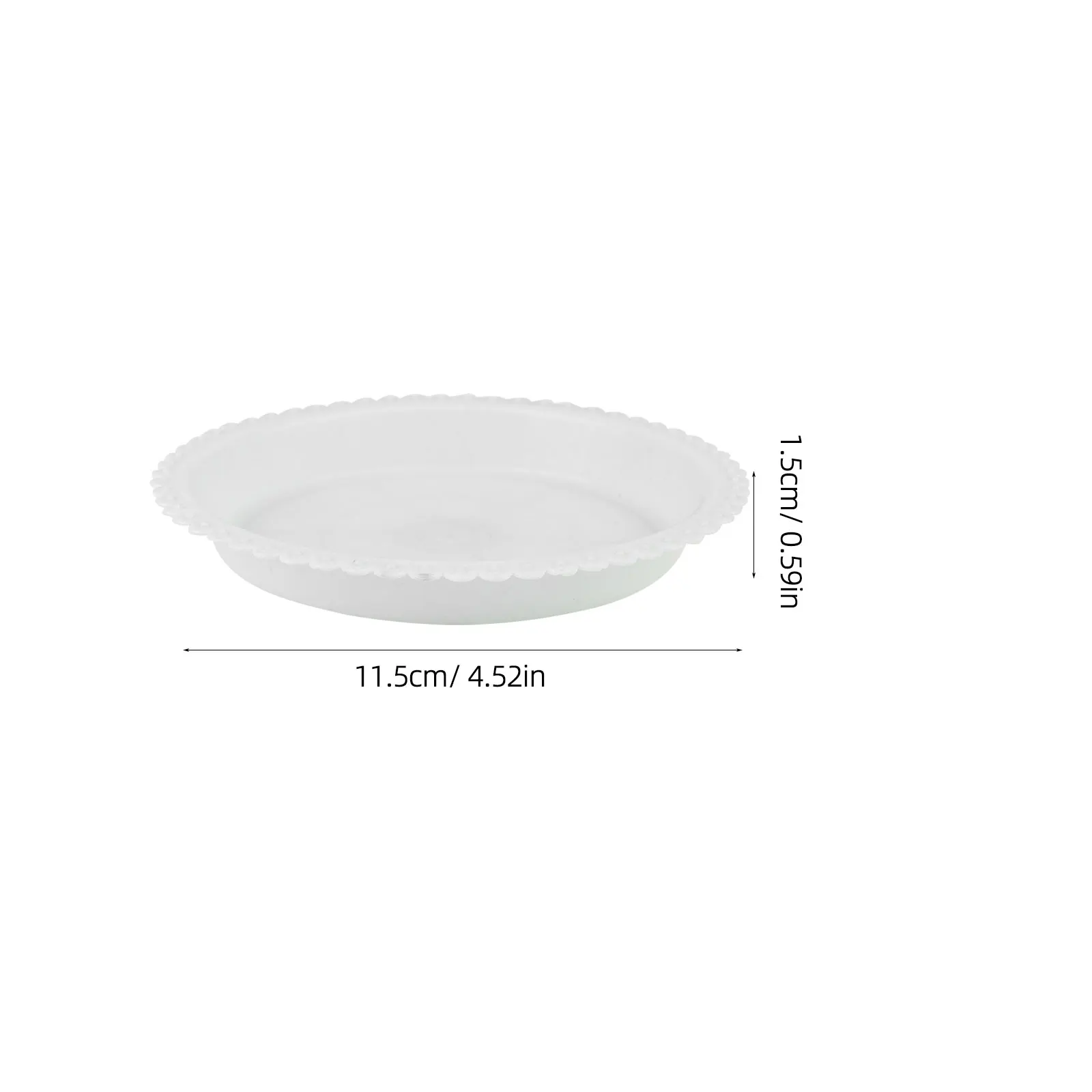 

20Pcs Plastic Round Flowerpot Tray Thickened Plant Pots Saucer Drip Tray for Balcony Garden Protects Floor Soil Spills