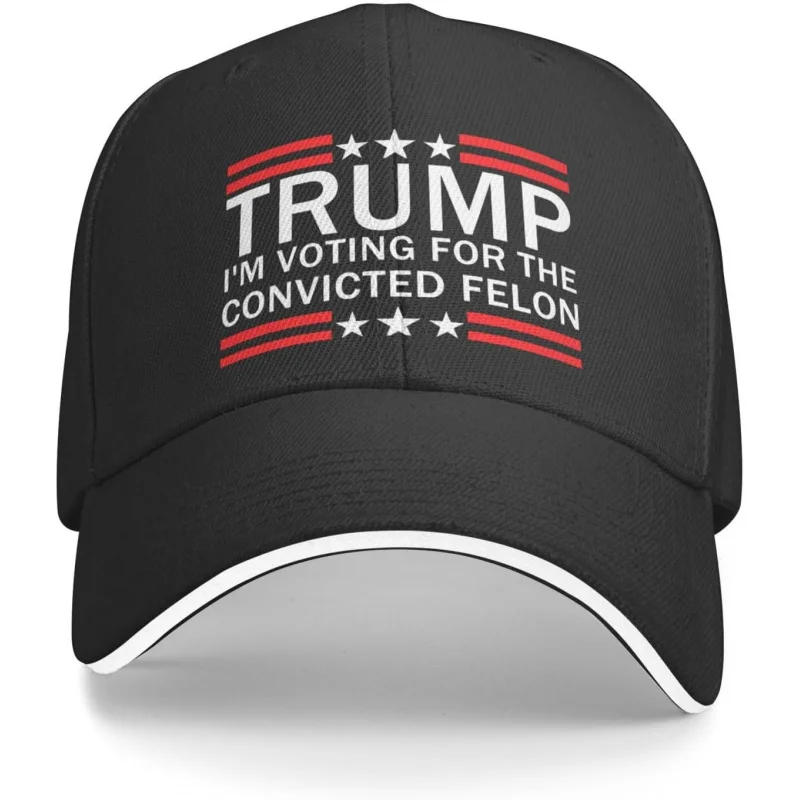 

Trump 2024 Hat I'm Voting for The Convicted Felons Cap for Men Women Stylish Baseball Cap