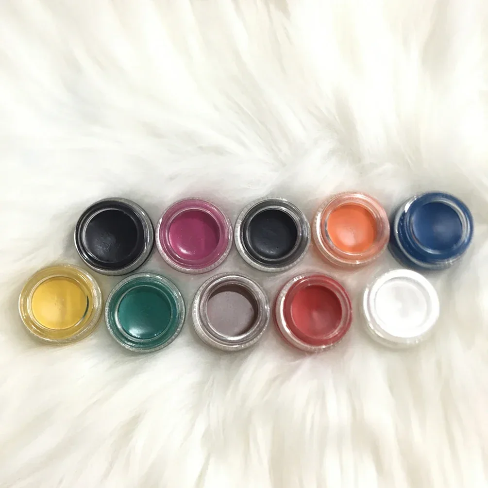 Private Label 10-kolorowy naturalny krem ​​do brwi własne logo długotrwałe dzikie mydło do stylizacji brwi szybkoschnący makijaż hurtowo