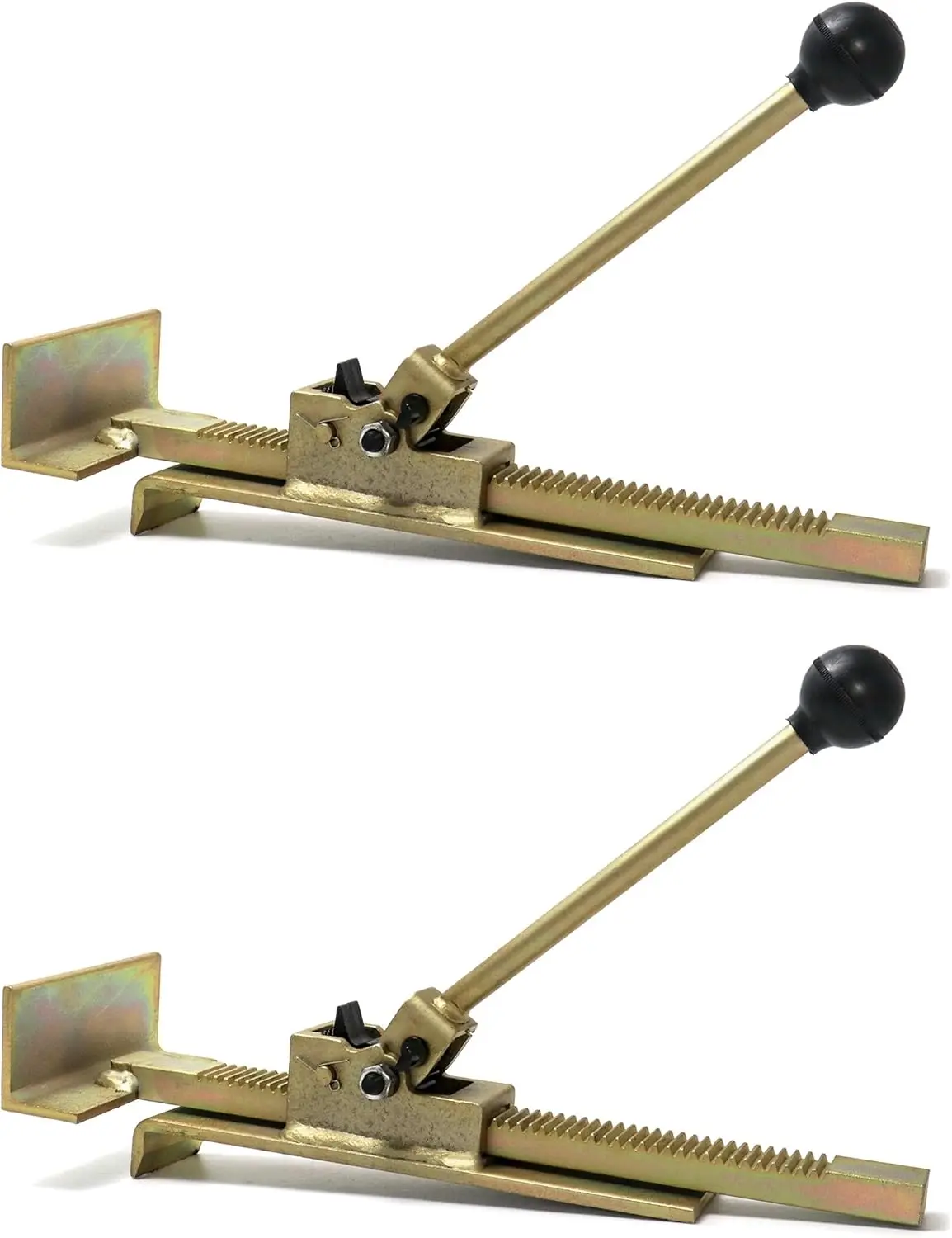 

Professional Hardwood Flooring Jack Set, 2-Pack Tool for Straightening and Installing Wood Floors with Easy Ratcheting