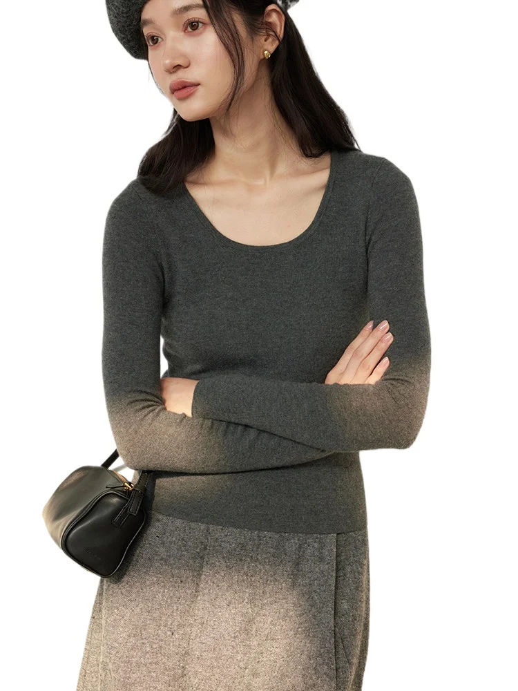 

Специальное предложение! Вязаный свитер из высококачественного кашемира KVSS68 с крупным круглым вырезом, 18-игольное плетение, четырехслойное шифрование, высокая плотность.