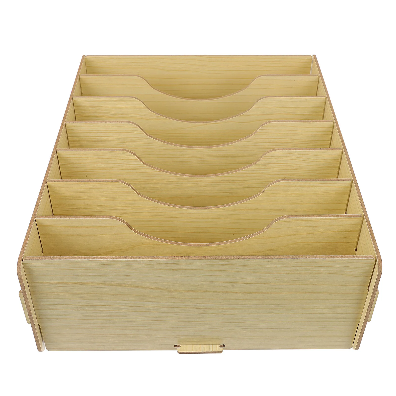 Wooden Desktop Storage Box Premium Material Multifunctional Open Lid Organizer for Office Home School Stationery Cosmetics
