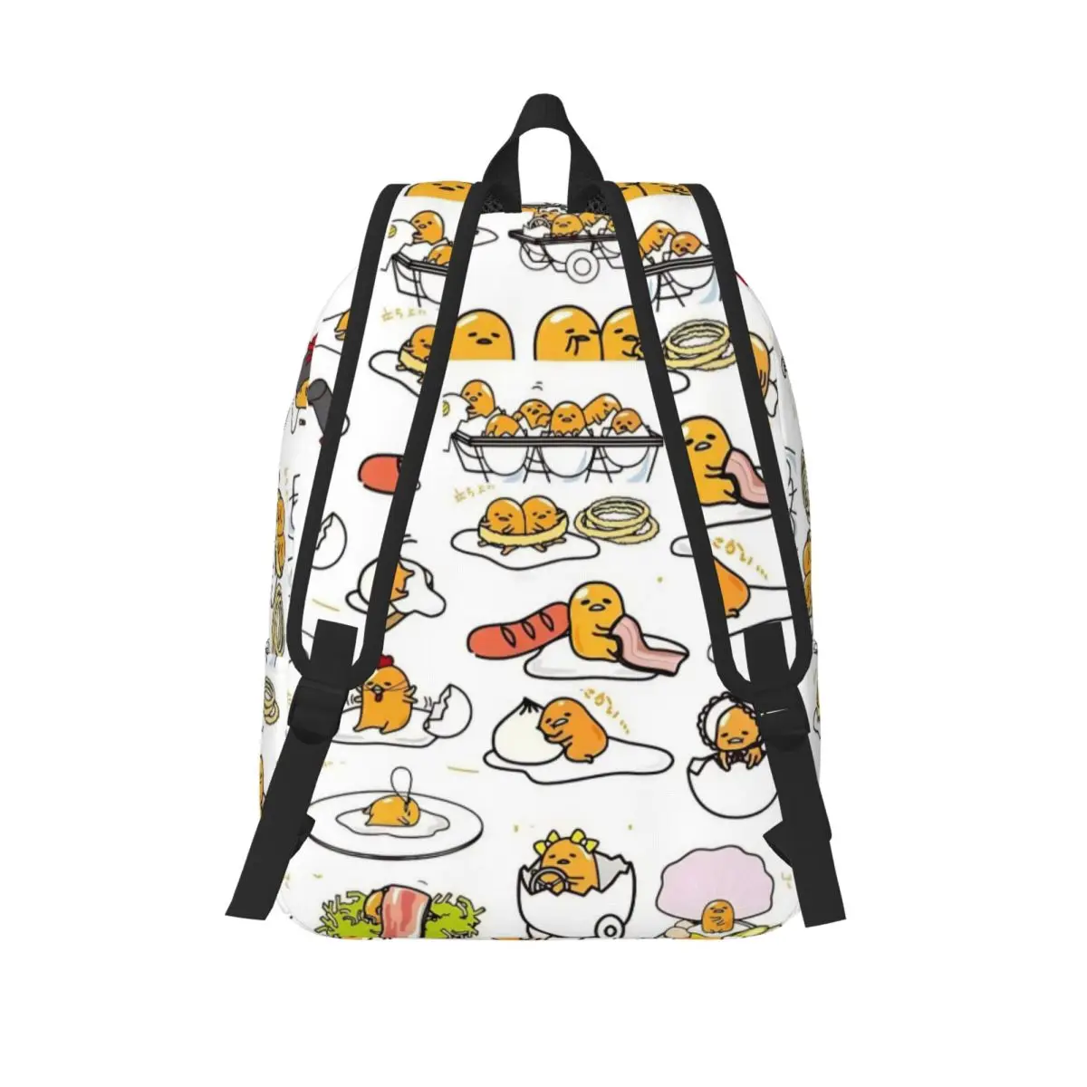 Gudetama Bonito Ovo Dos Desenhos Animados para Homens Mulheres Estudante Escola Bookbag Daypack Elementar High College Leve
