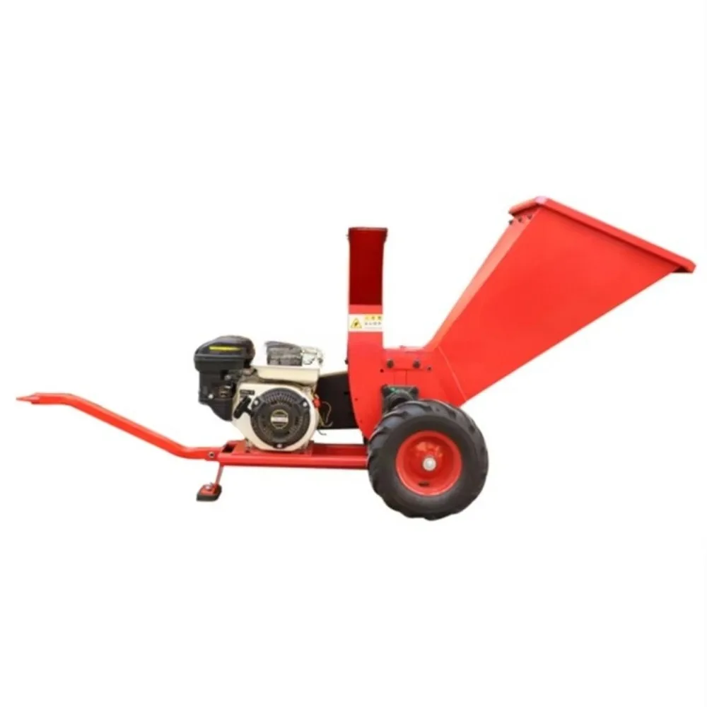 Branch Grinder Garden Small Mobile Grape Branch Fruit Tree Wood Weed Crusher Plastic Crusher Feed Machine
