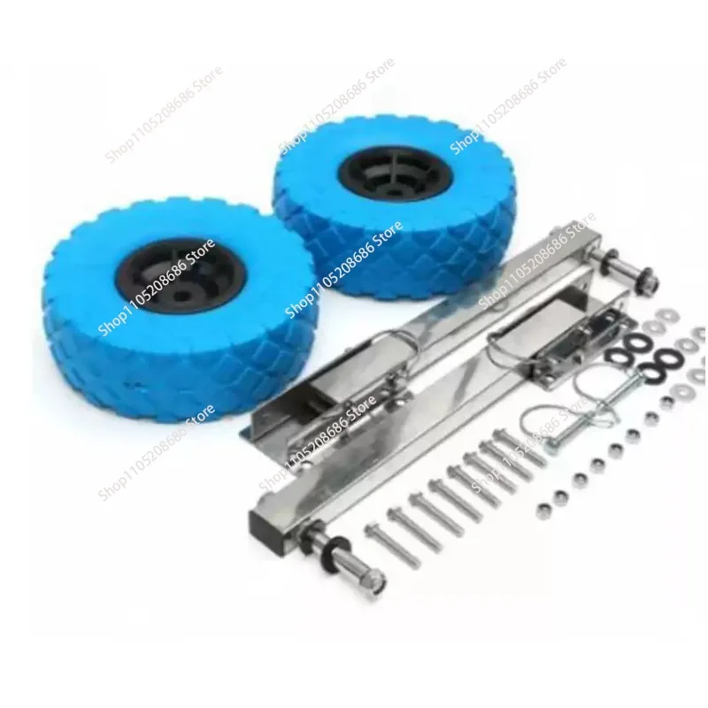 Stainless Steel Boat Transom Launching Wheel For Inflatable Boat Kayak Dinghy Yacht Raft Trolley Kayak Accessories