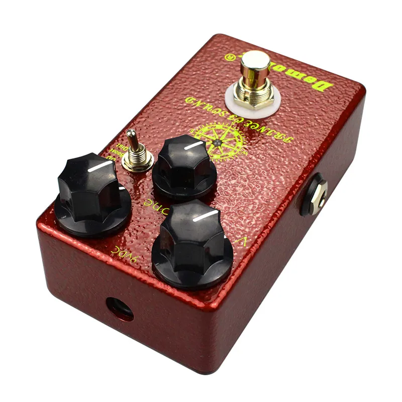 Demonfx Prince Of Sound High quality Guitar Effect Pedal Wah Overdrive Distortion Boost Three Mode With True Bypass