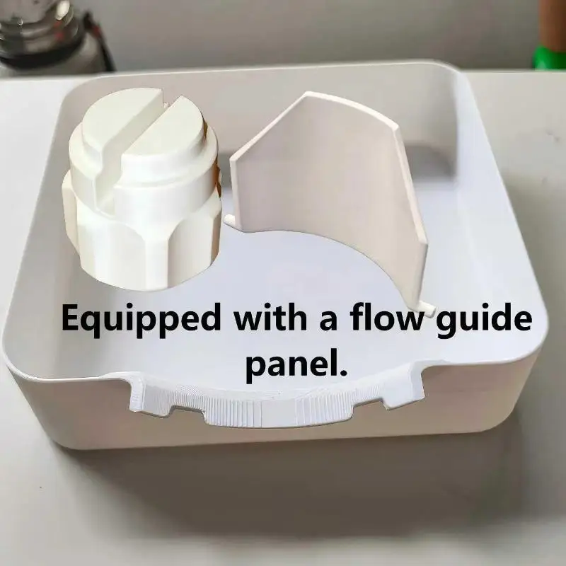 [New] [New] Washing Machine Drainage Tray 3D Printing Drain Funnel Drip Tray Cleans Lint Filters Stops Floor Spills