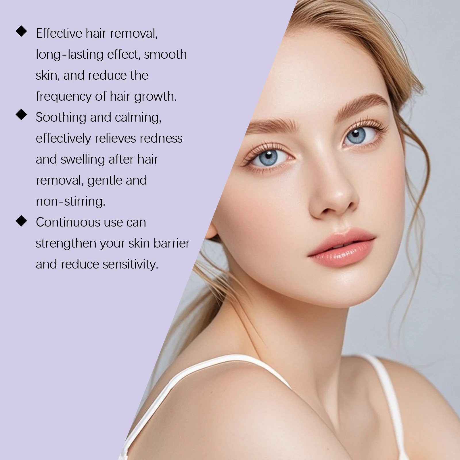 مجموعة كريم إزالة شعر الوجه السريع لمدة 3 دقائق، إزالة شفاه الإبط، شعر الوجه، مزيل الشعر الدائم، العناية بالبشرة