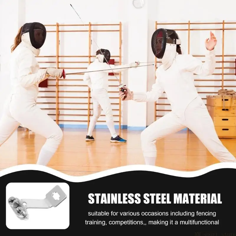 31BE Foil Fencing Accessory Replacement Socket Bracket Quick Installation Metal Design Suitable for Training Positioning