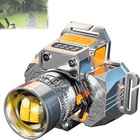 New Waterproof Head-mounted Flashlight New USB Rechargeable Powerful Camping Lantern Night Fishing Hunting LED Flashlight