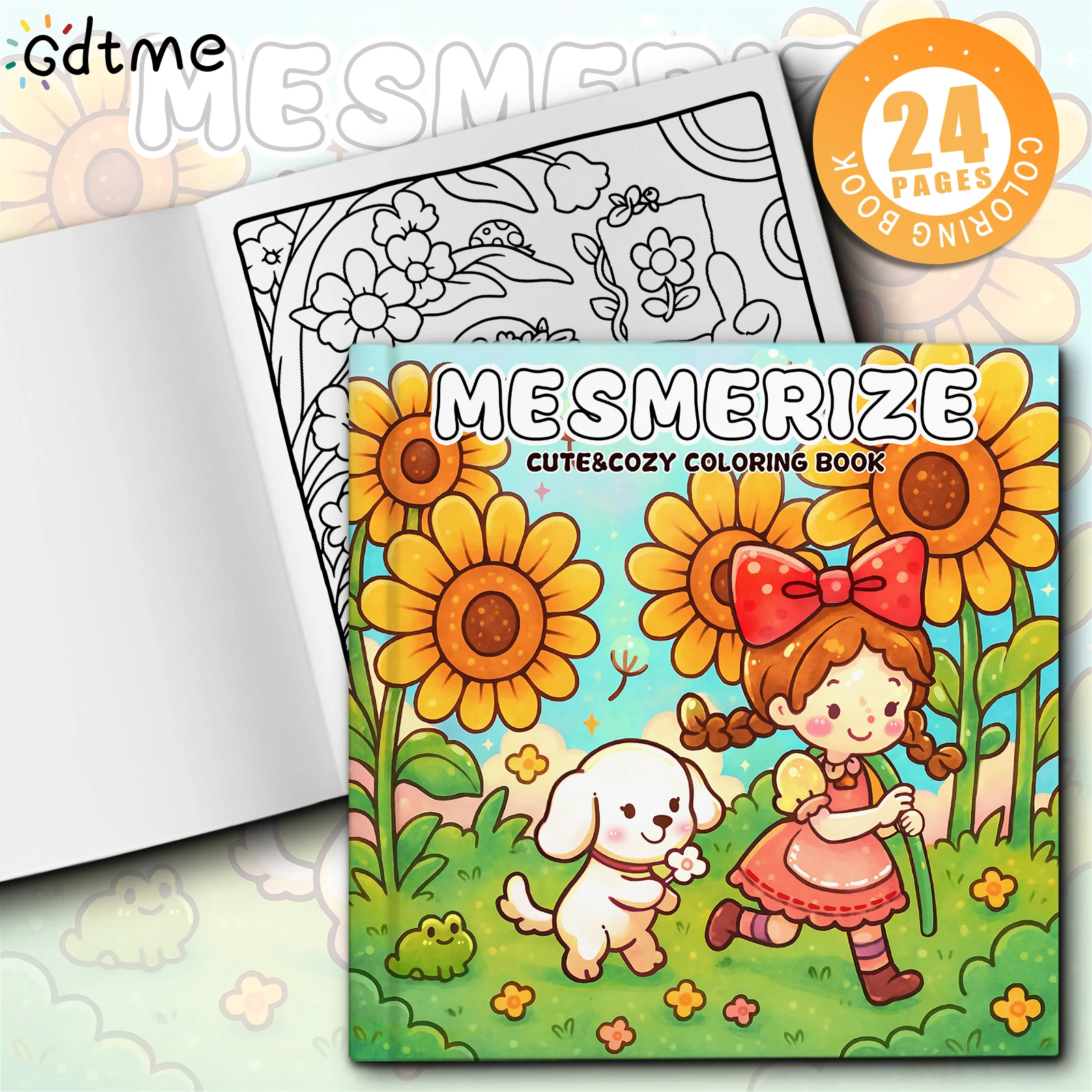 MESMERIZE Bold-easy Patterns Coloring Book for Adults Cute Drawing Book Perfect Gift for Party and Birthday ﻿