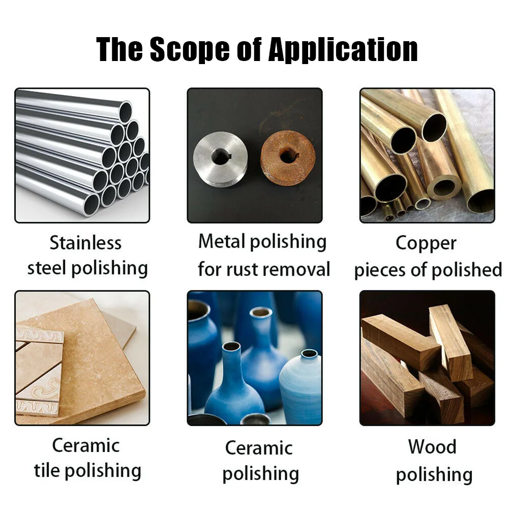 

Для угловых шлифовальных машин 12000 об/мин, полировальное колесо для очистки металла, полировка автомобильного стекла и керамики, 10 шт., 12000 об/мин