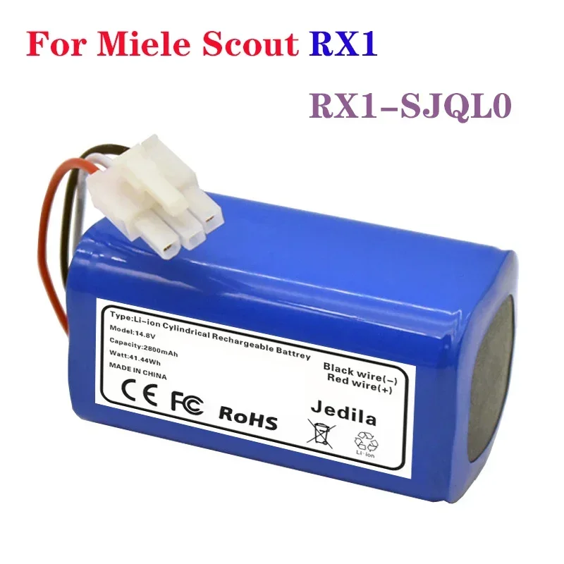 Original 14.8V 3500mAh Battery For Miele Scout RX1 RX1-SJQL0 Robot Vacuum Cleaner lithium cell Cleaning Accessories Spare Parts