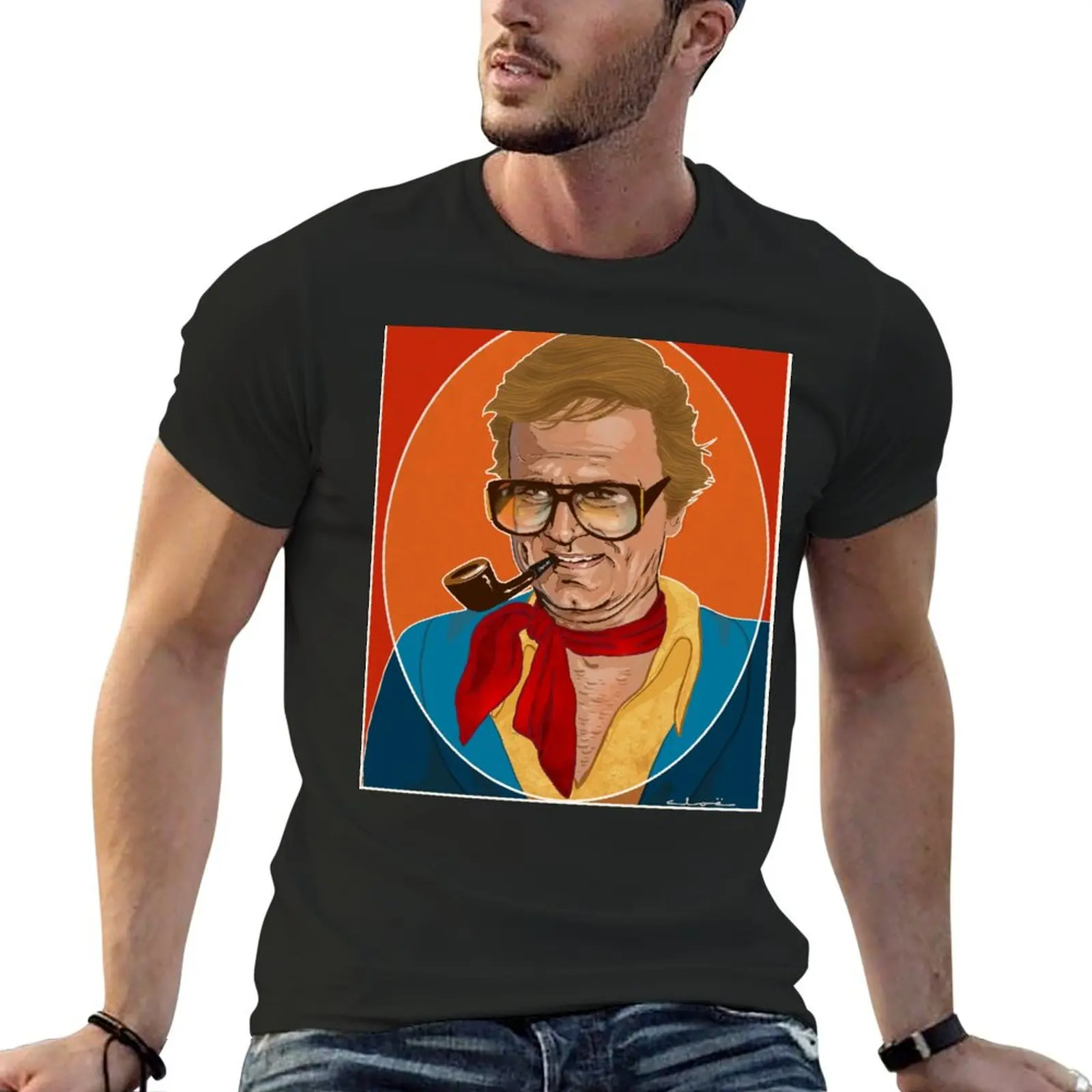 Charles Nelson Reilly T-Shirt Blouse anime t shirts vintage graphic tee oversized t shirts for men