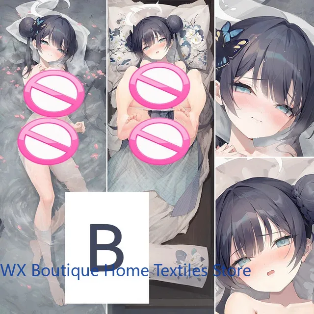 

Синий архив Ryuge Kisaki Dakimakura 2WAY Чехол Аниме Подушка Чехлы
