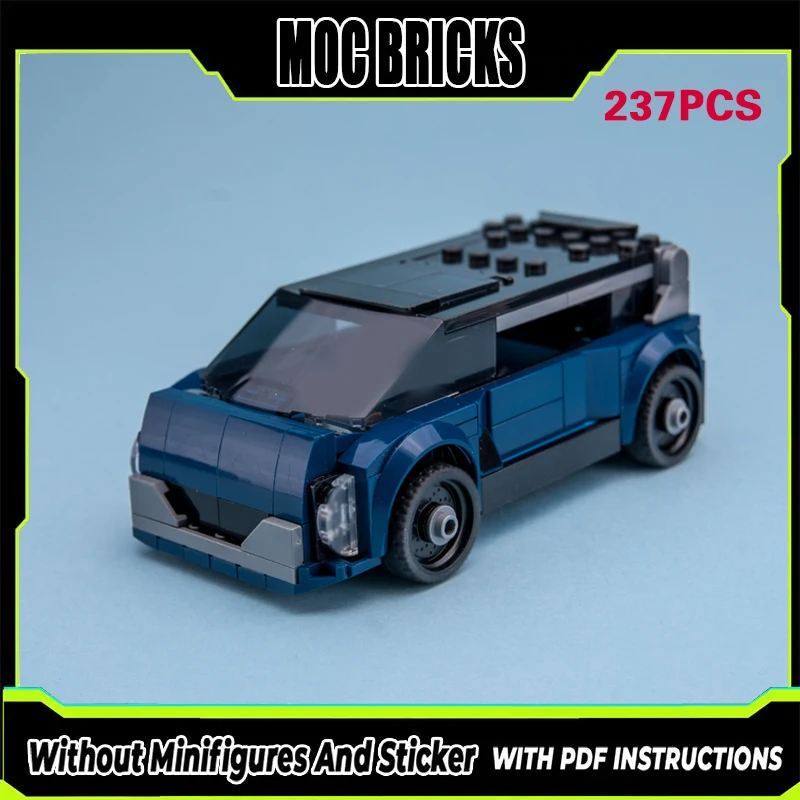 

Speed Racing Car Model MOC Building Bricks Classic Family Minivan Modular Technology Gifts Holiday Assemble Children Toys Suit