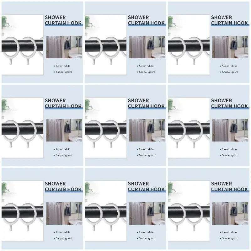 AliExpress – 9Pack X(20X White 25Mm Inner Plastic Curtain Rings)