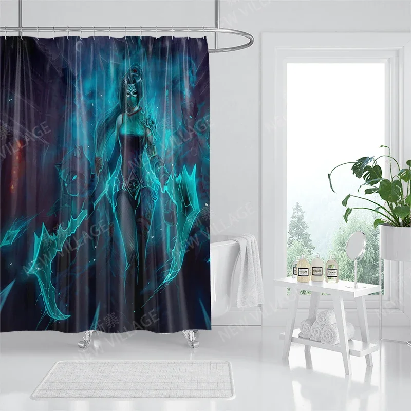 Waterproof fabric shower curtains Bathroom curtain accessories 180x200 Bath curtain for shower 240*200 cartoon cute decoration