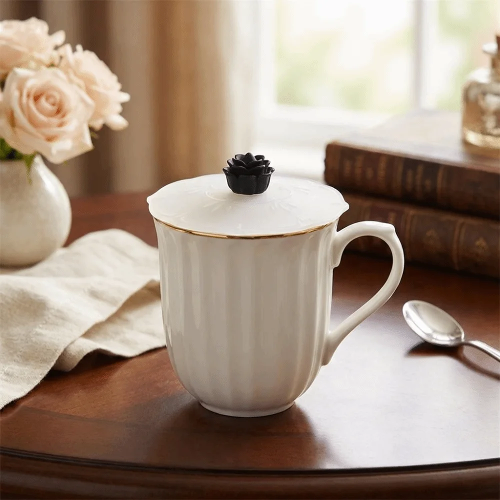 3PCS Creative Heat-Resistant Silicone Flower Cup Lid Dust-Proof Flexible Flower-Shaped Cup Covers Decorative Mug Cover Coffee