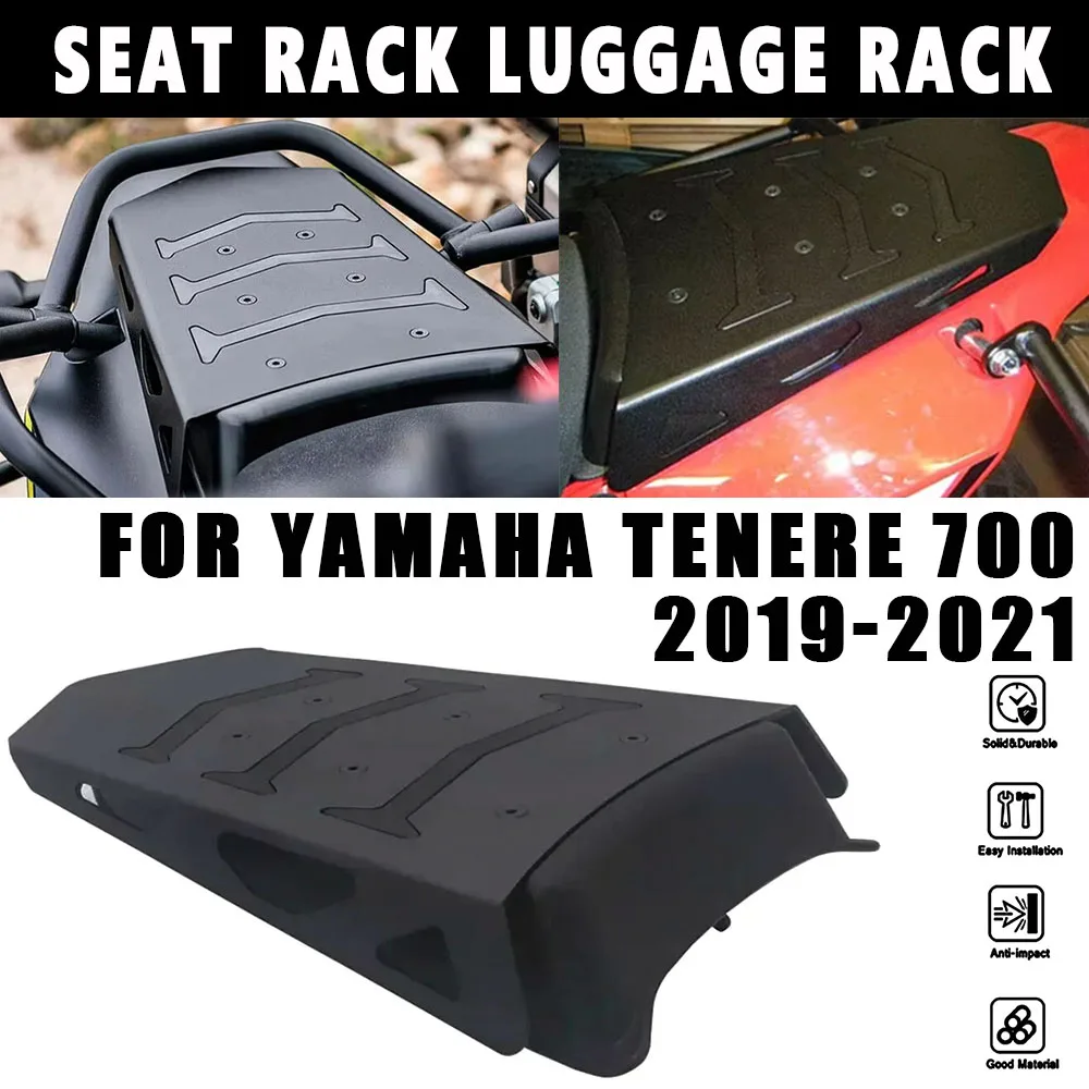 For Yamaha TENERE700 Tenere 700 2019 2020 2021 Motorcycle Cycling Quick Release Cargo Rear Seat Rack Bag Luggage Carrier Pannier