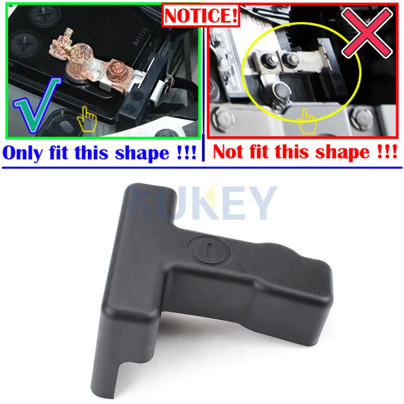 For Nissan Altima Teana L33 Maxima A36 Murano Z52 2013 - 2020 Engine Battery Negative Cable Clamp Clips Terminal Cover Stickers