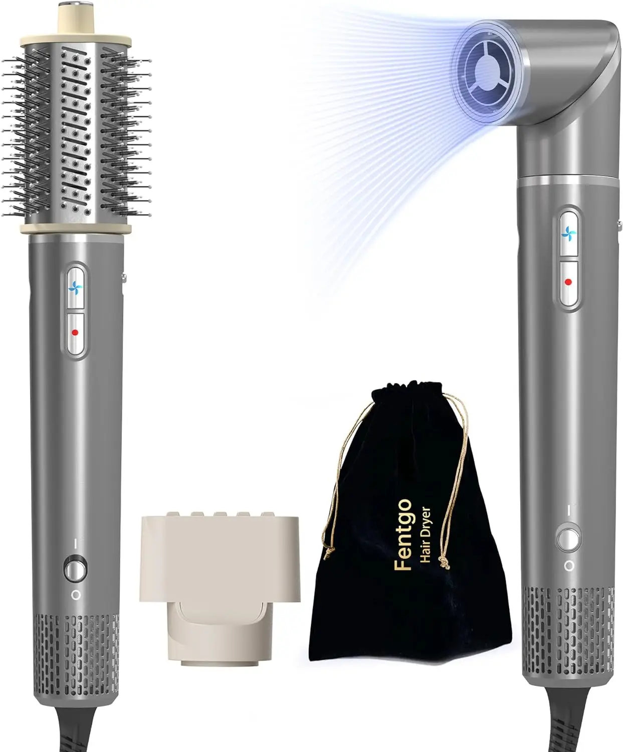 Hair Dryer Brush：Blow Dryer Brush 3 in 1 With 110,000 RPM High-Speed Negative Ionic Blow Dryer for Blow Out and Hair Styling