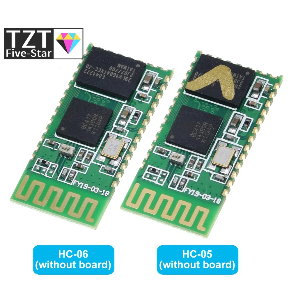 Imagem -03 - Tzt-módulo Transceptor Escravo sem Fio Bluetooth Conversor e Adaptador rf Hc05 hc 05 Hc-06 hc 06 Rs232 Ttl para Uart