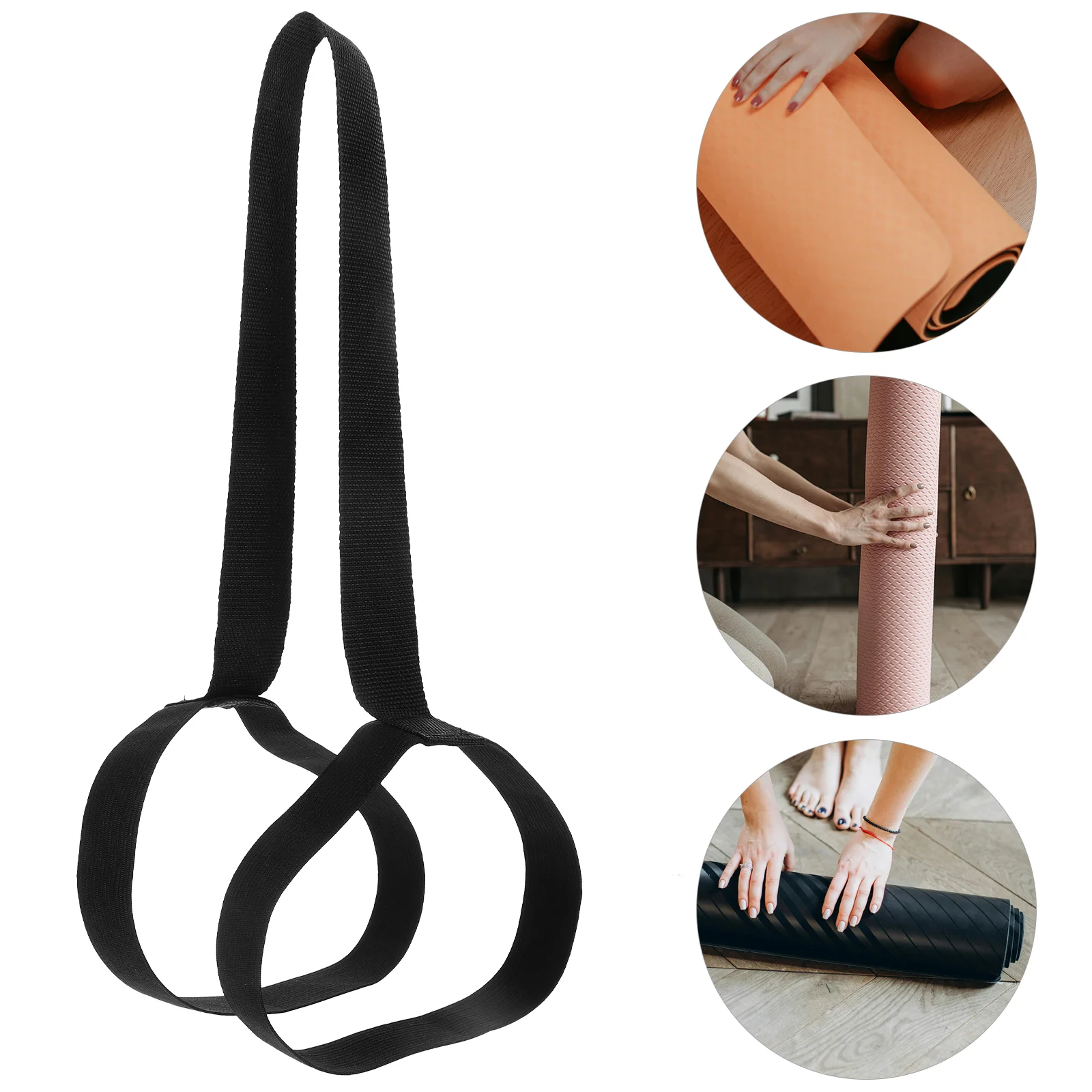 

4 Pcs Yoga Mat Straps Household Training Sling Carrying Major Carrier Band for Oxford Cloth