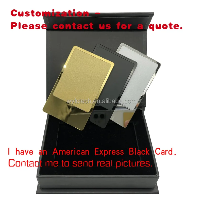 

custom.Custom Digital Printing Stainless Steel Metal NFC Card With
