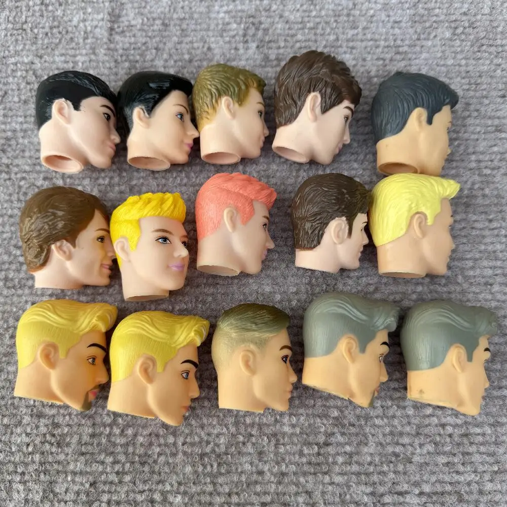 1/6 chłopcy głowy lalki książę Ken głowy solidna głowa chłopca dla 30cm ciała dzieci chłopcy dziewczęta DIY zabawki urodziny prezenty