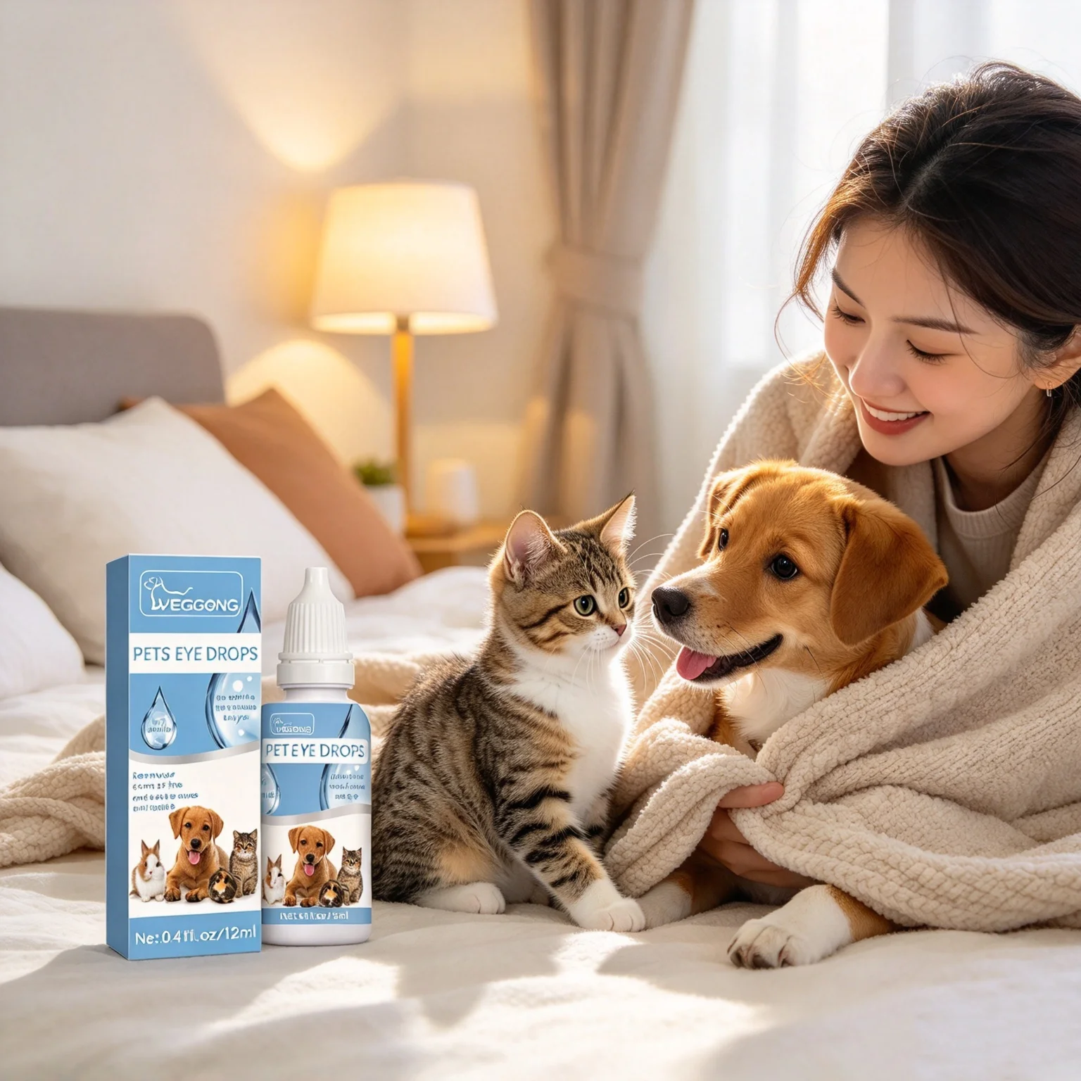 Pet Universal Eye Treatment Drops For Dog Cat Reduce Dry Redness Tear Stain Remover Pet Cleaning Products Effective Pet Eye Drop